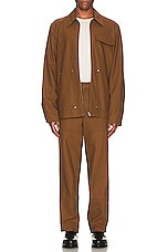 Helmut Lang Utility Pant in Cigar, view 5, click to view large image.