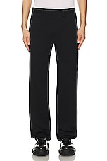 Helmut Lang Utility Pant in Black, view 3, click to view large image.
