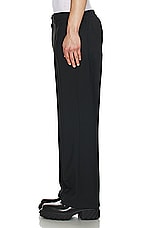 Helmut Lang Relaxed Trouser in Black, view 4, click to view large image.