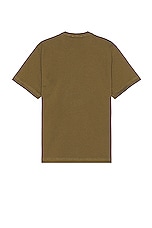 Helmut Lang Outer Space 9 Tee in Olive, view 2, click to view large image.