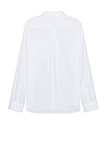 Helmut Lang Classic Shirt in White, view 2, click to view large image.