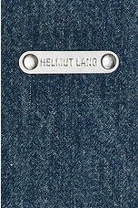 Helmut Lang Long Sleeve Shirt in Mid Indigo Painter, view 3, click to view large image.