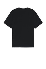 Helmut Lang Logo Tee in Black, view 2, click to view large image.