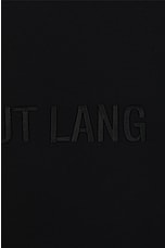 Helmut Lang Logo Tee in Black, view 3, click to view large image.