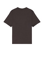 Helmut Lang Logo T-Shirt in Espresso, view 2, click to view large image.