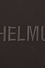 Helmut Lang Logo T-Shirt in Espresso, view 3, click to view large image.