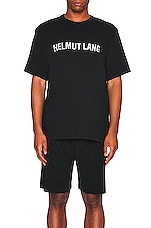 Helmut Lang Tee in Black, view 3, click to view large image.