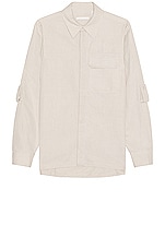 Helmut Lang Shirt in Natural, view 1, click to view large image.