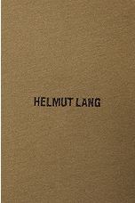 Helmut Lang Inside Out Tee in Olive, view 3, click to view large image.