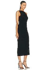 Helmut Lang Twist Dress in Black, view 2, click to view large image.