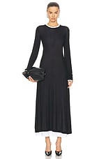 Helmut Lang Double Layer Dress in Black, view 1, click to view large image.