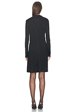 Helmut Lang Cowl Neck Dress in Black, view 3, click to view large image.