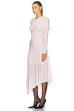 Helmut Lang Protection Dress in Dusty Pink, view 3, click to view large image.