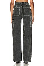 Helmut Lang Carpenter Jean in Washed Charcoal, view 3, click to view large image.