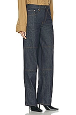 Helmut Lang Carpenter Jean in Indigo, view 2, click to view large image.