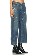 Helmut Lang Wide Leg in Mid Indigo Painter, view 3, click to view large image.