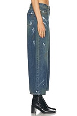 Helmut Lang Wide Leg in Mid Indigo Painter, view 4, click to view large image.