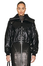 Helmut Lang Bomber Jacket in Black, view 2, click to view large image.