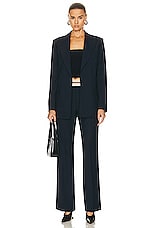 Helmut Lang Tailored Blazer in Navy, view 4, click to view large image.