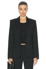 Helmut Lang Classic Blazer in Black, view 1, click to view large image.