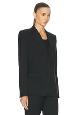 Helmut Lang Classic Blazer in Black, view 3, click to view large image.