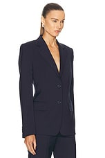 Helmut Lang Classic Blazer in Navy, view 2, click to view large image.