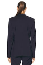 Helmut Lang Classic Blazer in Navy, view 3, click to view large image.
