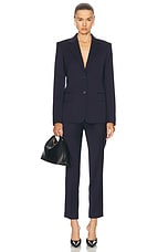 Helmut Lang Classic Blazer in Navy, view 4, click to view large image.