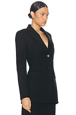 Helmut Lang Tailored Blazer in Black, view 2, click to view large image.