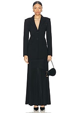 Helmut Lang Tailored Blazer in Black, view 4, click to view large image.