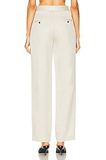 Helmut Lang Wrap Pant in Linen, view 3, click to view large image.