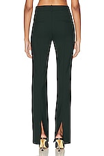 Helmut Lang Cigarette Pant in Evergreen, view 3, click to view large image.