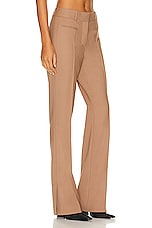 Helmut Lang Vent Bootcut Pant in Dune, view 2, click to view large image.
