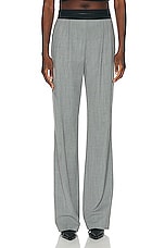 Helmut Lang Pull On Suit Pant in Black & White Multi, view 1, click to view large image.
