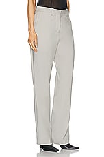 Helmut Lang Flat Front Pant in Sand, view 2, click to view large image.