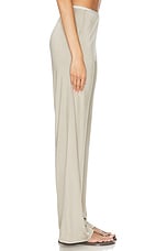 Helmut Lang Fluid Car Liquid Trouser in Dune, view 3, click to view large image.