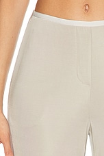 Helmut Lang Fluid Car Liquid Trouser in Dune, view 6, click to view large image.