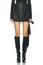 Helmut Lang Bubble Skirt in Black, view 1, click to view large image.