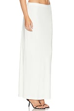Helmut Lang Maxi Skirt in Creme, view 2, click to view large image.
