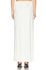 Helmut Lang Maxi Skirt in Creme, view 4, click to view large image.