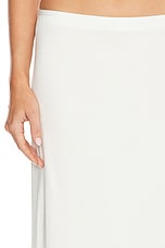 Helmut Lang Maxi Skirt in Creme, view 6, click to view large image.