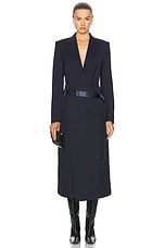 Helmut Lang Trench Skirt in Navy, view 5, click to view large image.