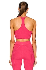 Helmut Lang Bond Bra Top in Rose, view 3, click to view large image.