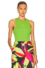 Helmut Lang Ribbon Tank Top in Lawn | FWRD