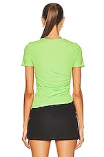 Helmut Lang Reversible Short Sleeve Tee in Lawn, view 3, click to view large image.