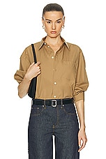 Helmut Lang Oversized Shirt in Trench, view 1, click to view large image.