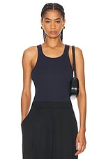 Helmut Lang Tank Top in Navy, view 1, click to view large image.