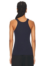 Helmut Lang Tank Top in Navy, view 4, click to view large image.