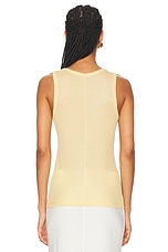Helmut Lang Tank Top in Butter, view 3, click to view large image.
