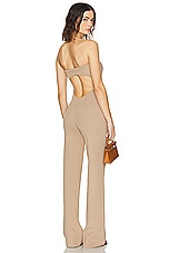 Helsa Edia Jumpsuit in Mushroom, view 1, click to view large image.